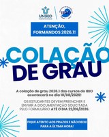 Colação de Grau 2026.1 