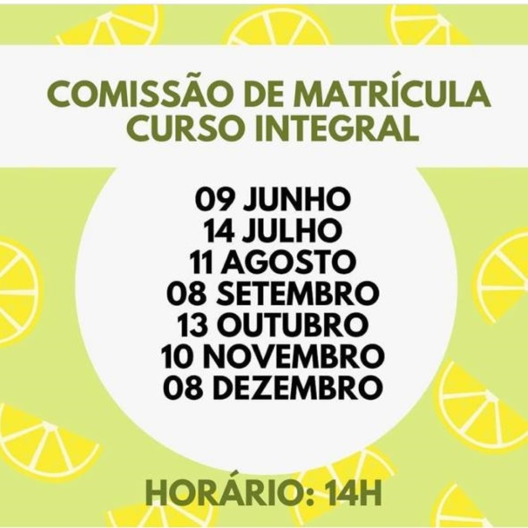 Comissão de Matrícula Integral 2021