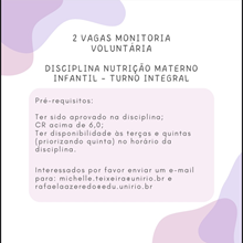 Monitoria Materno Infantil 220x220