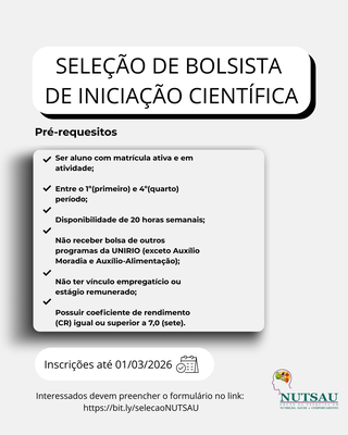 NUTSAU - seleção 2026.1