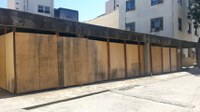 Concluída a retirada das grades do estacionamento coberto