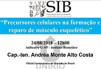 Ciclo de Seminários do IB discute ‘Precursores celulares na formação e reparo de músculo esquelético’ Ciclo de Seminários do IB discute ‘Precursores celulares na formação e reparo de músculo esquelético’