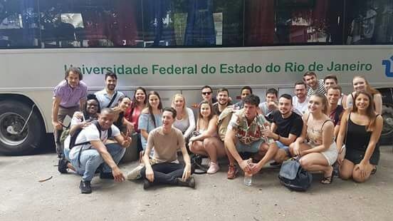 Troca de experiências: estudantes da Holanda conhecem projetos desenvolvidos em parceria com a UNIRIO