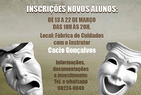 Projeto ‘Fábrica de Cuidados’ oferece curso livre de teatro