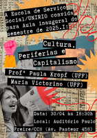 Aula inaugural da Escola de Serviço Social - 2025.1
