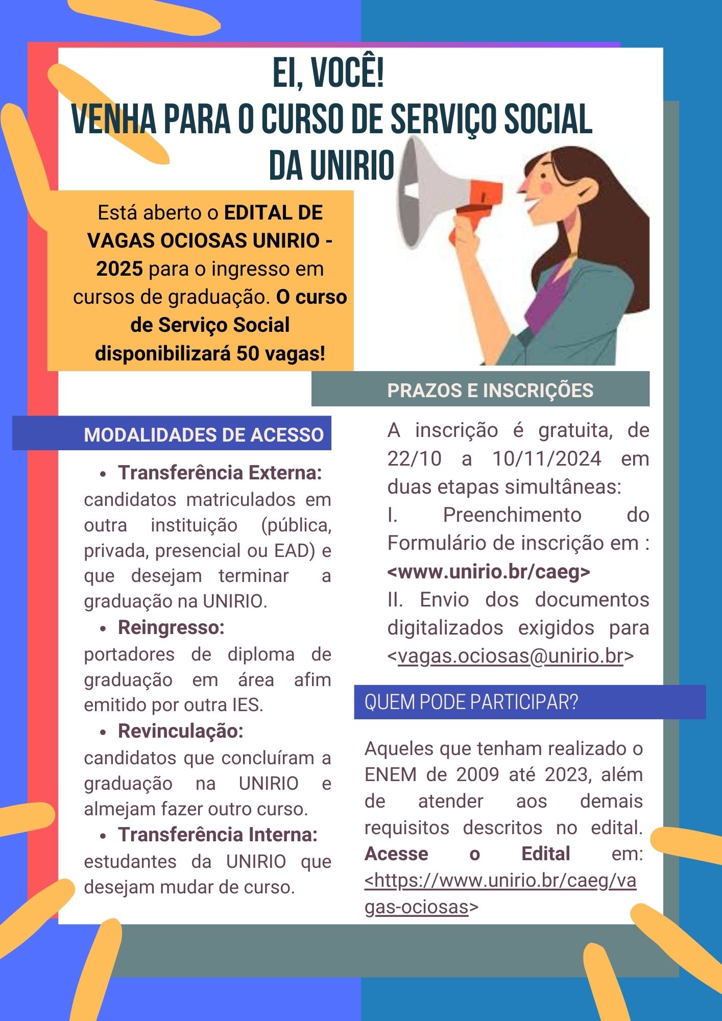 Edital de Vagas Ociosas 2025