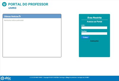 Página de entrada do Portal do Professor: mais clara e com contraste de cores (Imagem: Reprodução)