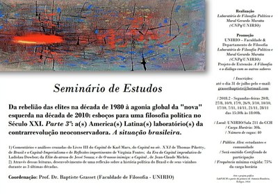 Folder do Seminário de Filosofia e Política