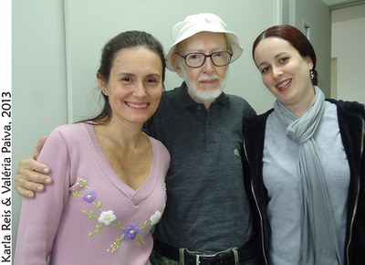 Prof. Carauta, Karla e Valéria Prof. Carauta, Karla e Valéria