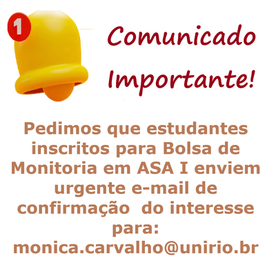 Comunicado Importante