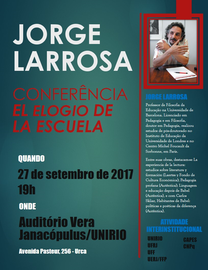 UNIRIO recebe professor da Universidade de Barcelona para ministrar conferência 