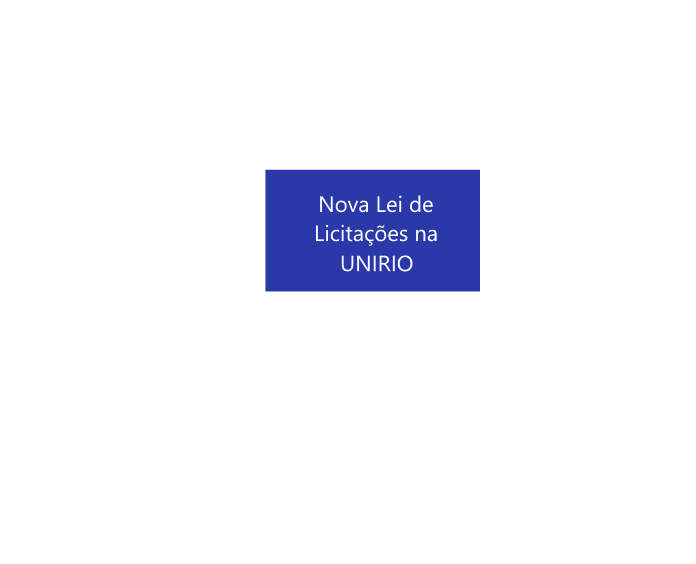 Nova Lei de Licitações na UNIRIO