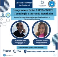 Lançamento Edital CAPES-COFEN: Tecnologia e Inovação Hospitalar