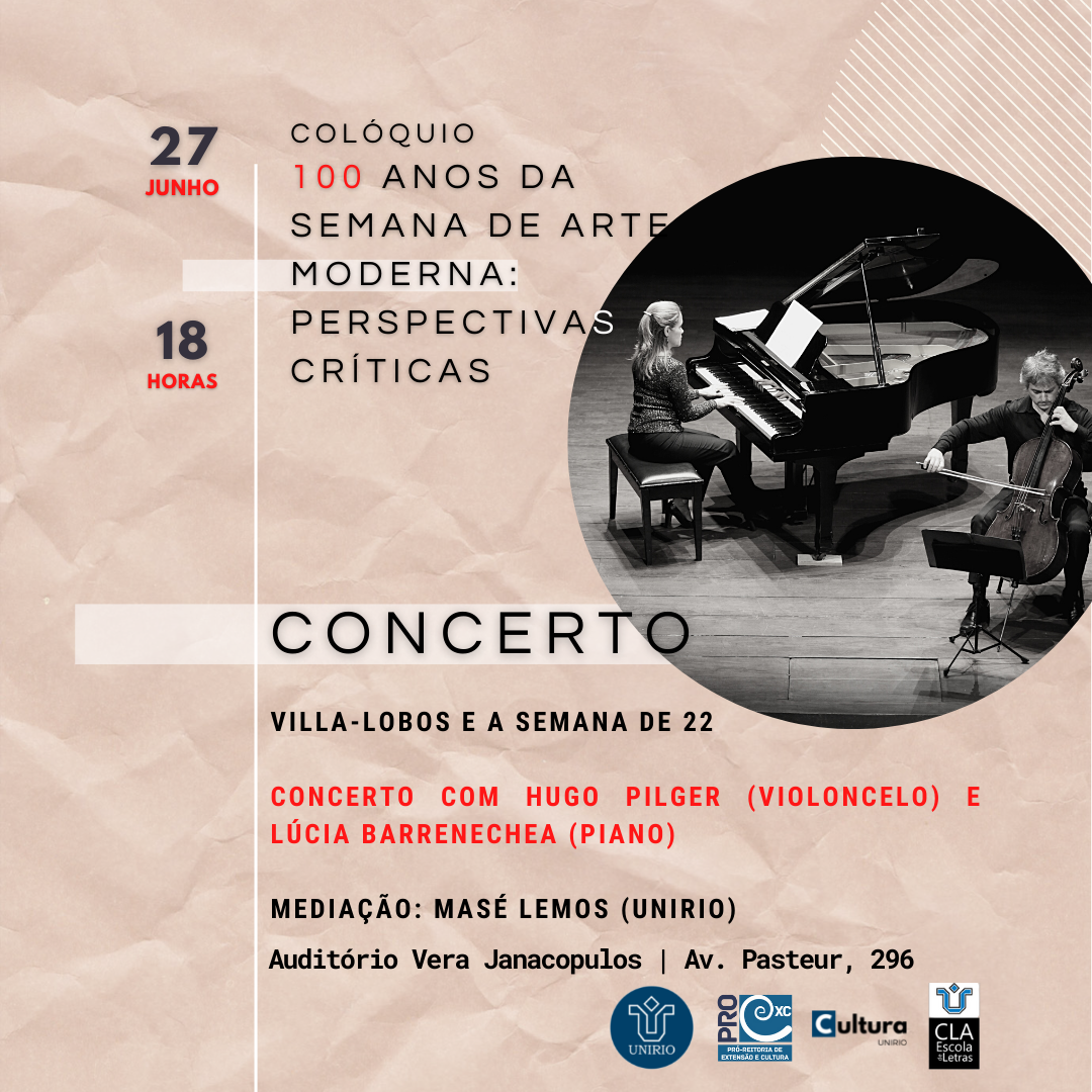 Colóquio 100 anos da Semana de Arte Moderna - Abertura