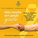 SAST realiza Escuta Psicológica Qualificada para trabalhadores da UNIRIO SAST realiza Escuta Psicológica Qualificada para trabalhadores da UNIRIO