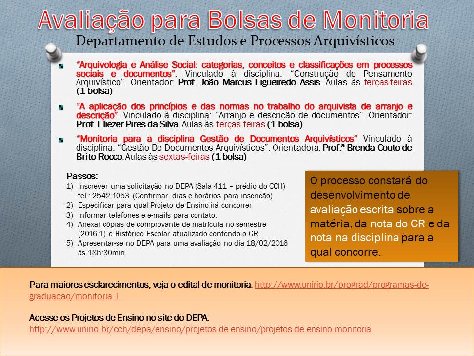 Seleção de monitores