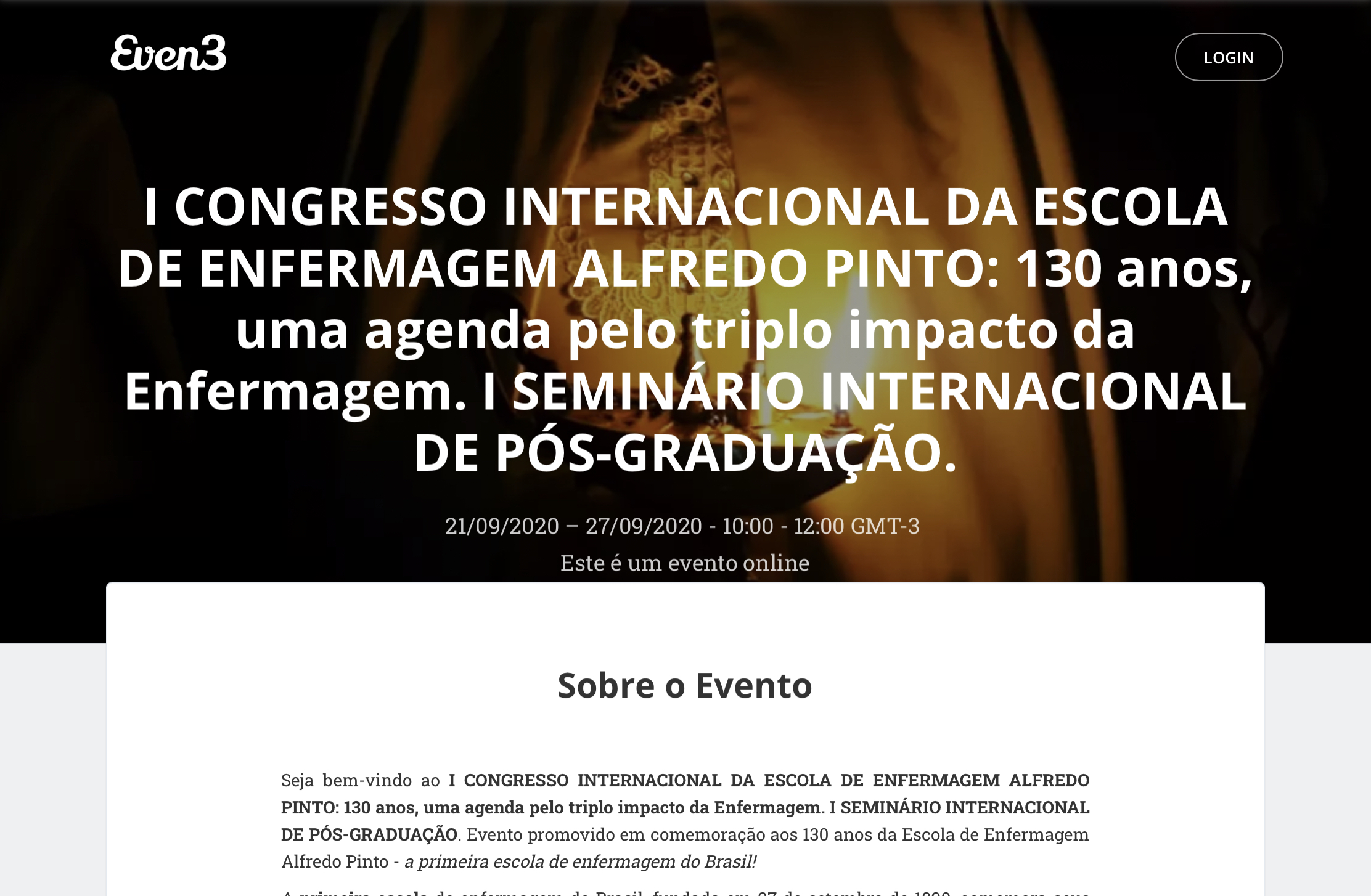 I Congresso Internacional : 130 anos EEAP
