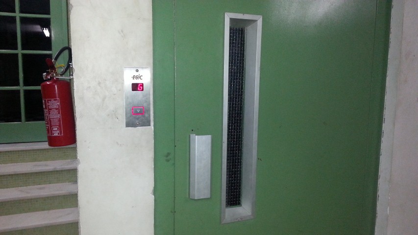 Elevador do Bloco A já pode ser chamado externamente no 7o andar