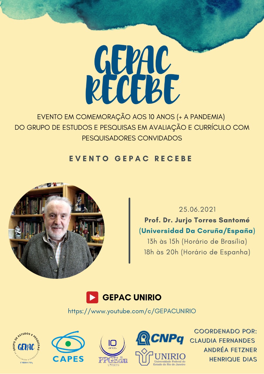 GEPAC RECEBE - 26/06 - 13h às 15h (BRASIL)