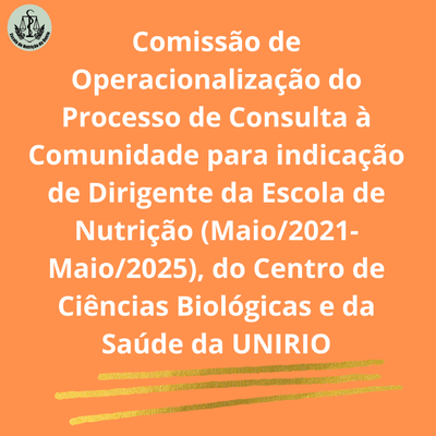 Comissão Acadêmica para escolha de Dirigentes 2021 Comissão Acadêmica para escolha de Dirigentes 2021