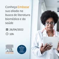 Biblioteca do IB abre inscrições para treinamento da ferramenta Embase
