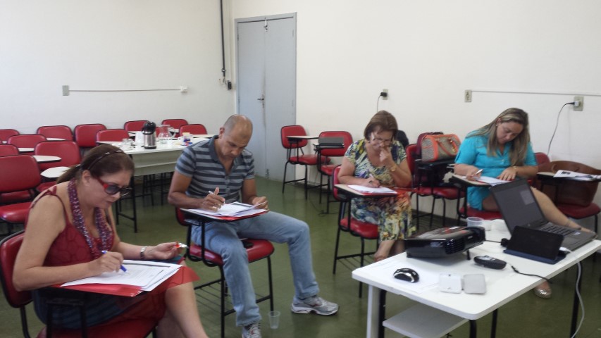 Realizada hoje a 2a Oficina de TBL promovida pelo Núcleo de Estudos e Desenvolvimento Educacional das Profissões da Área da Saúde do IB