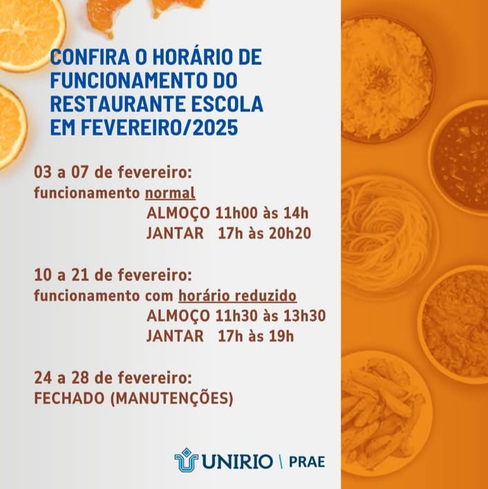 horários reduzidos RE 10 a 21-02