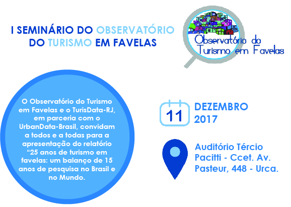 I Seminário do Observatório do Turismo em Favelas 