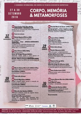 Programação Bioescritas