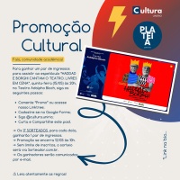 Promoção Cultural | “HADDAD E BORGHI CANTAM O TEATRO. LIVRES EM CENA”