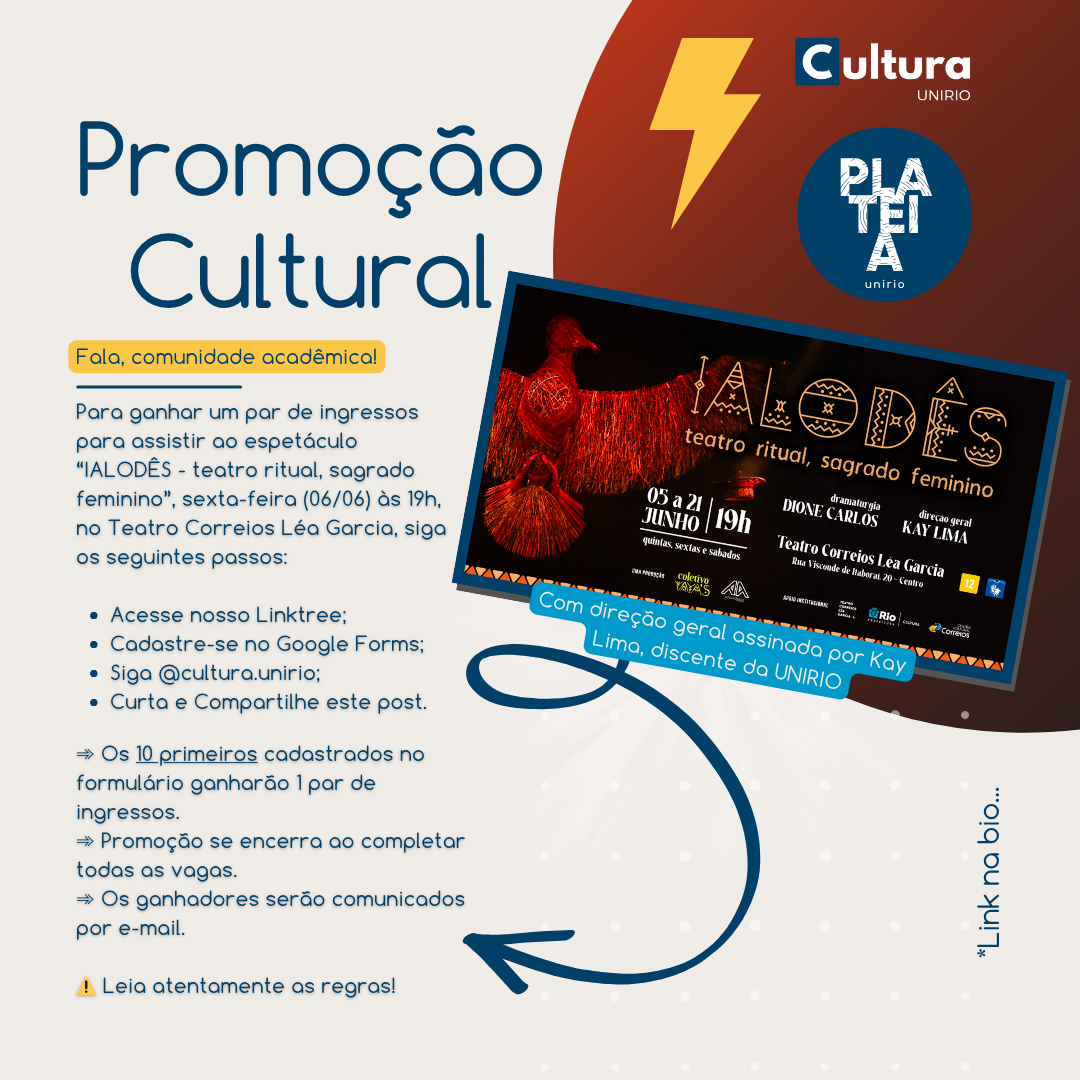 Promoção Cultural | “IALODÊS - teatro ritual, sagrado feminino”