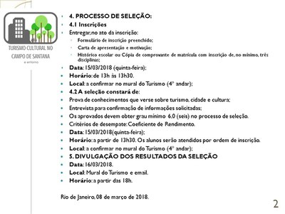 Turismo cultural no Campo de Santana e entorno 2