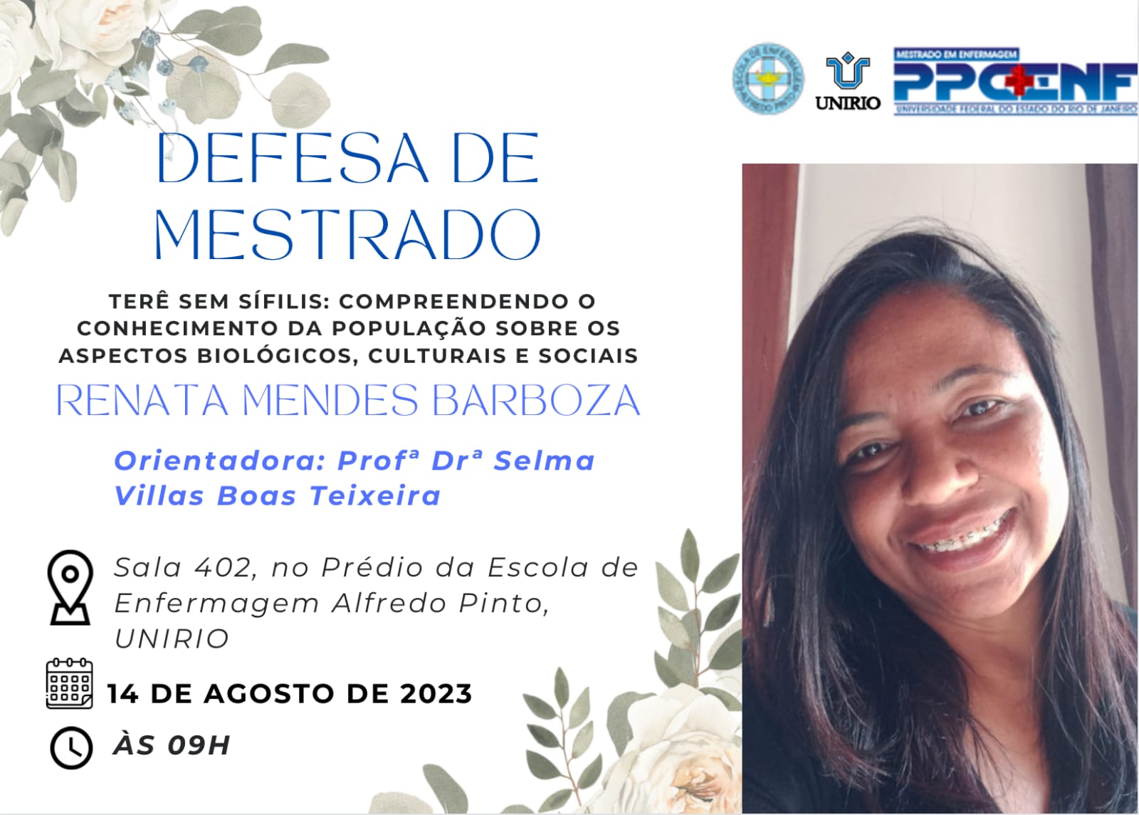 DEFESA DE DISSERTAÇÃO - RENATA BARBOZA