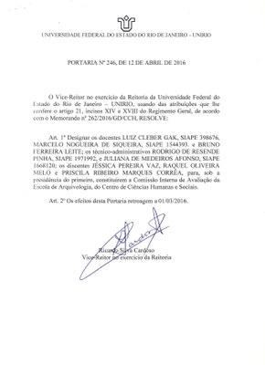 portaria ciac
