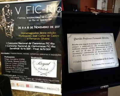 Homenagem seu deu pelos 30 anos de carreira do professor do IVL (Fotos: Arquivo pessoal/Fernando Silveira)