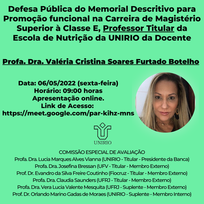 Evento Profa. Valeria