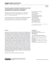 Artigo Propostas Governamentais - Claudia Bocca