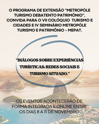 VIII Colóquio Turismo e Cidades VIII Colóquio Turismo e Cidades