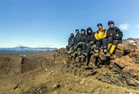 Em busca de fósseis do Cretáceo na Antártica Em busca de fósseis