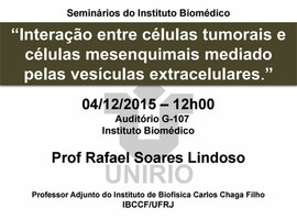 Instituto Biomédico promove evento nesta sexta-feira