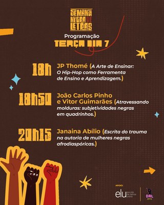 Programação 07 de novembro