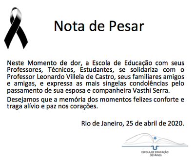 Nota de Pesar