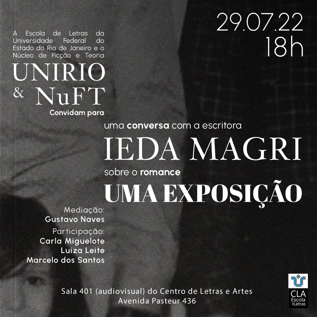 Conversa com a escritora Ieda Magri | 29.07.22 às 18h 