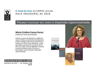 Aula inaugural - Cristina Ferraz