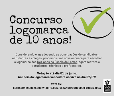 Concurso de logomarca: nova enquete final