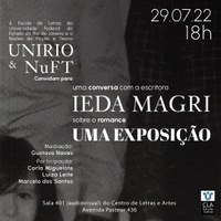 Conversa com a escritora Ieda Magri | 29.07.22 às 18h 