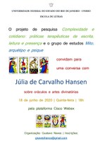 Sobre oráculos e artes divinatórias: conversa com Júlia de Carvalho Hansen