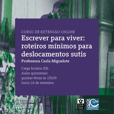 Curso de Extensão - Escrever para viver