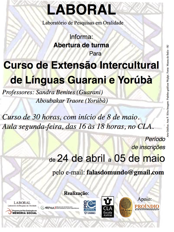 Curso de Extensão Intercultural de Línguas