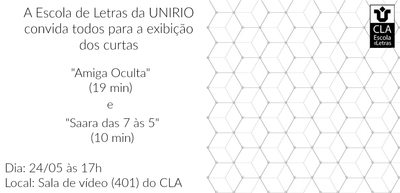 Mostra de Curtas da Escola de Letras